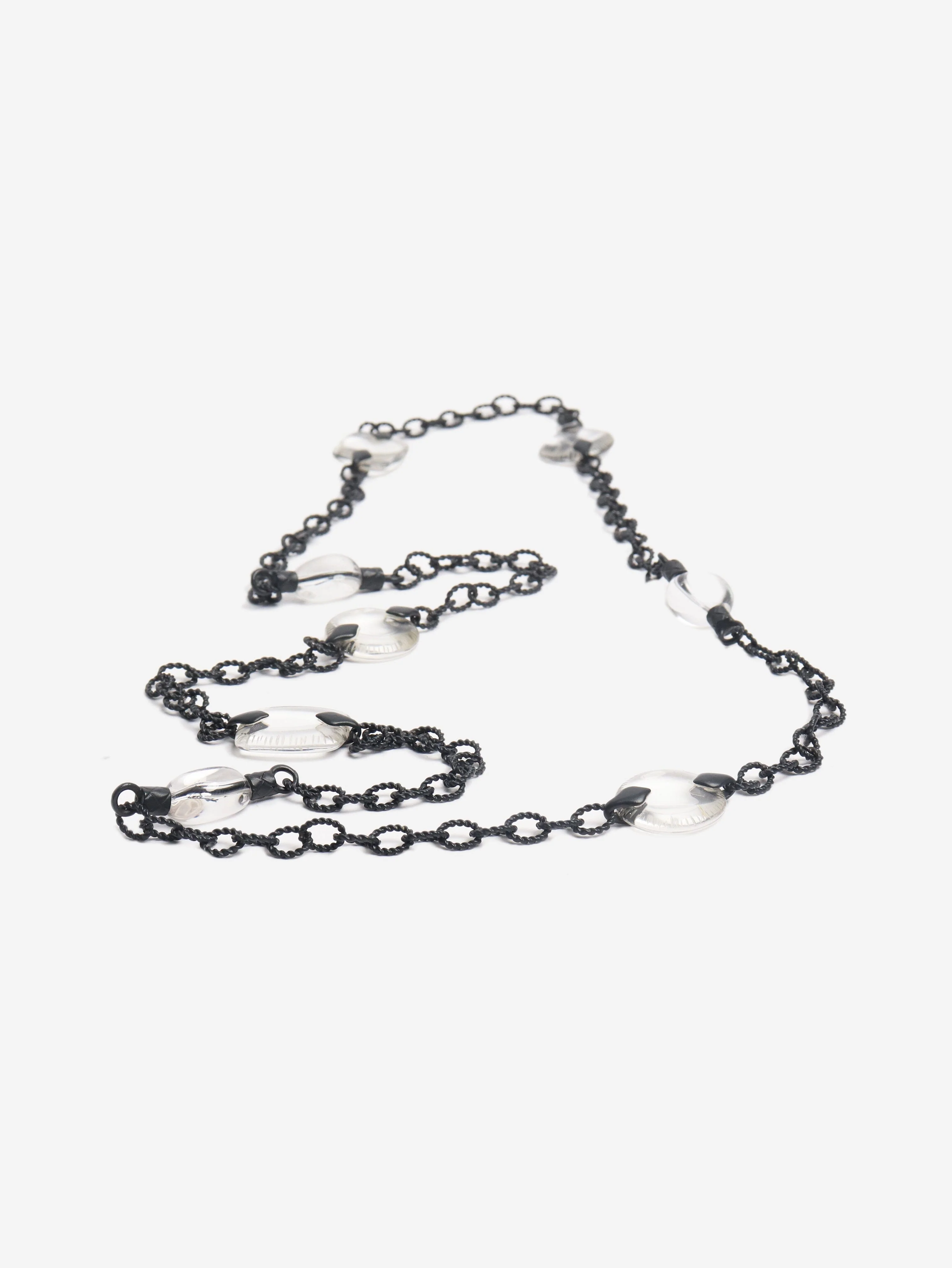 Black chain necklace - Image 4