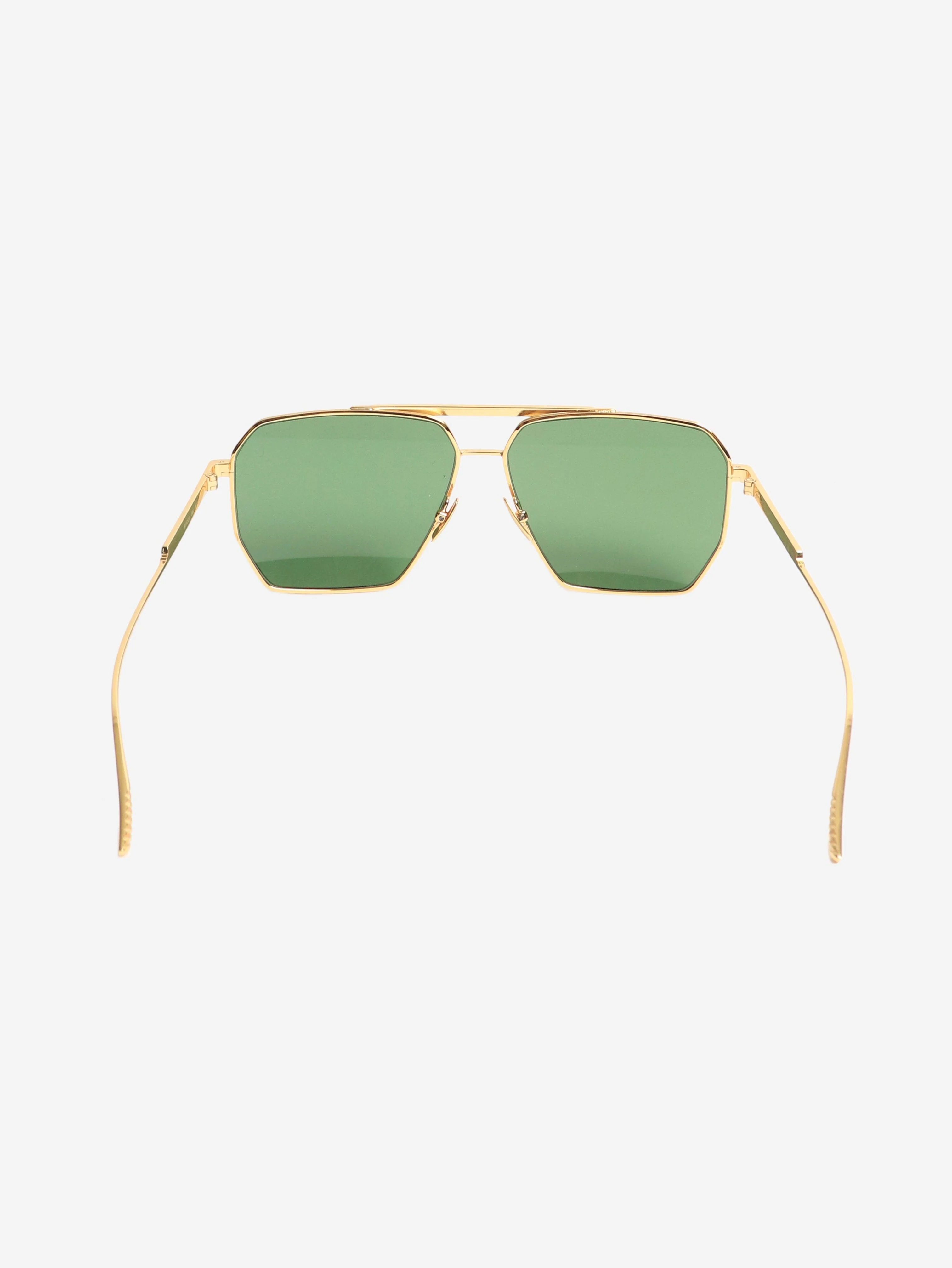 Gold aviator sunglasses - Image 3
