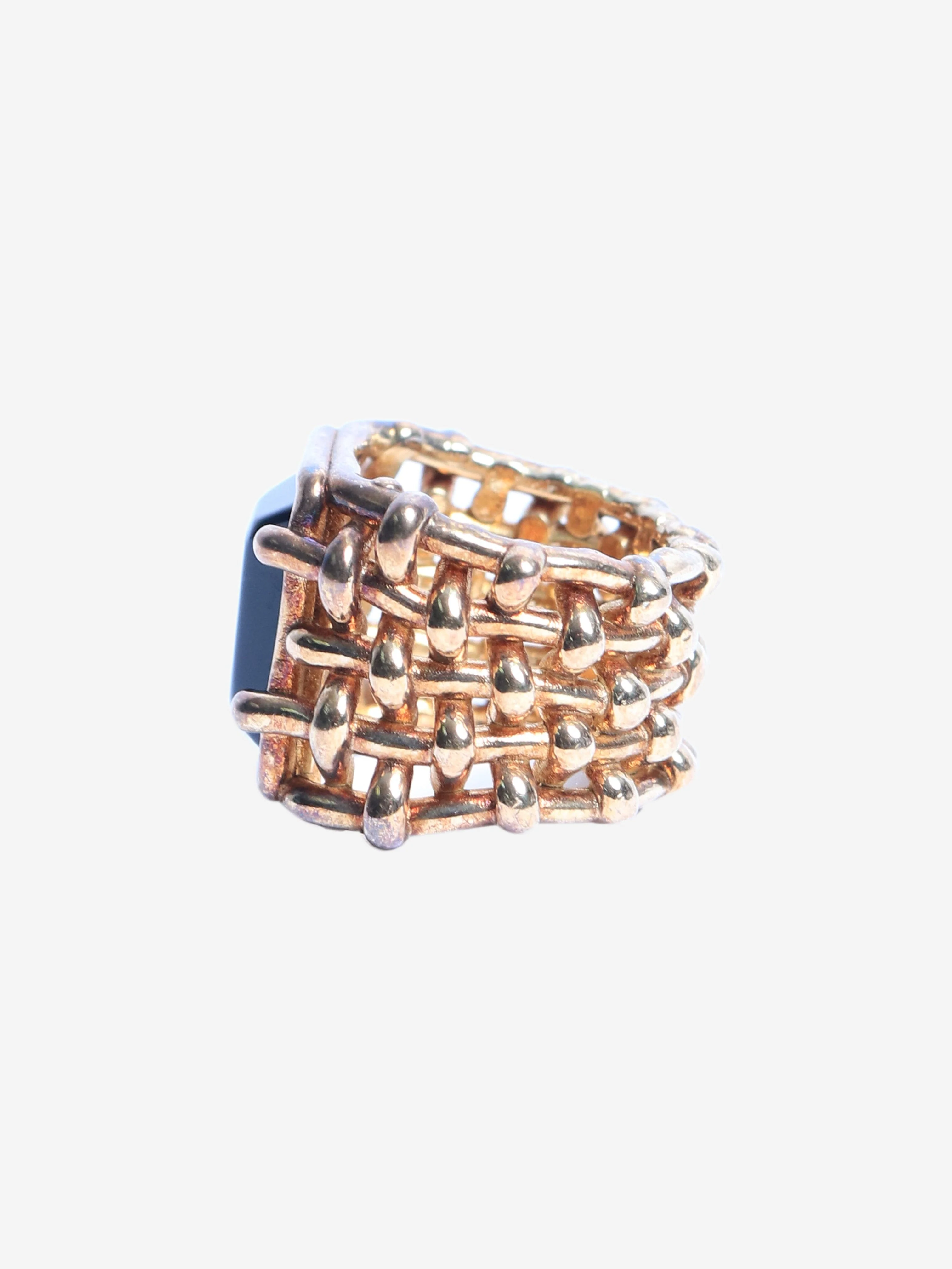 Gold lattice ring - Image 3
