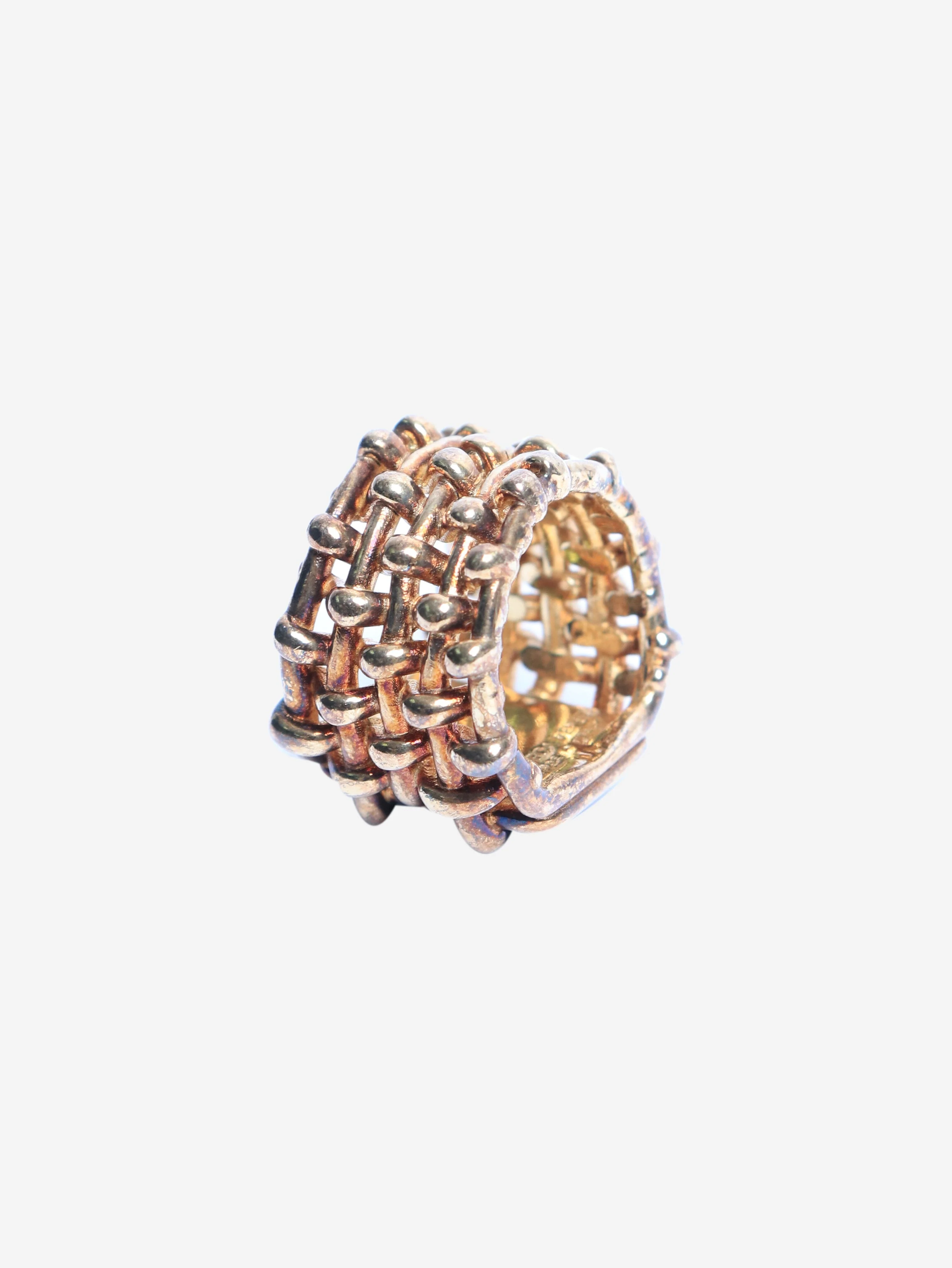 Gold lattice ring - Image 5