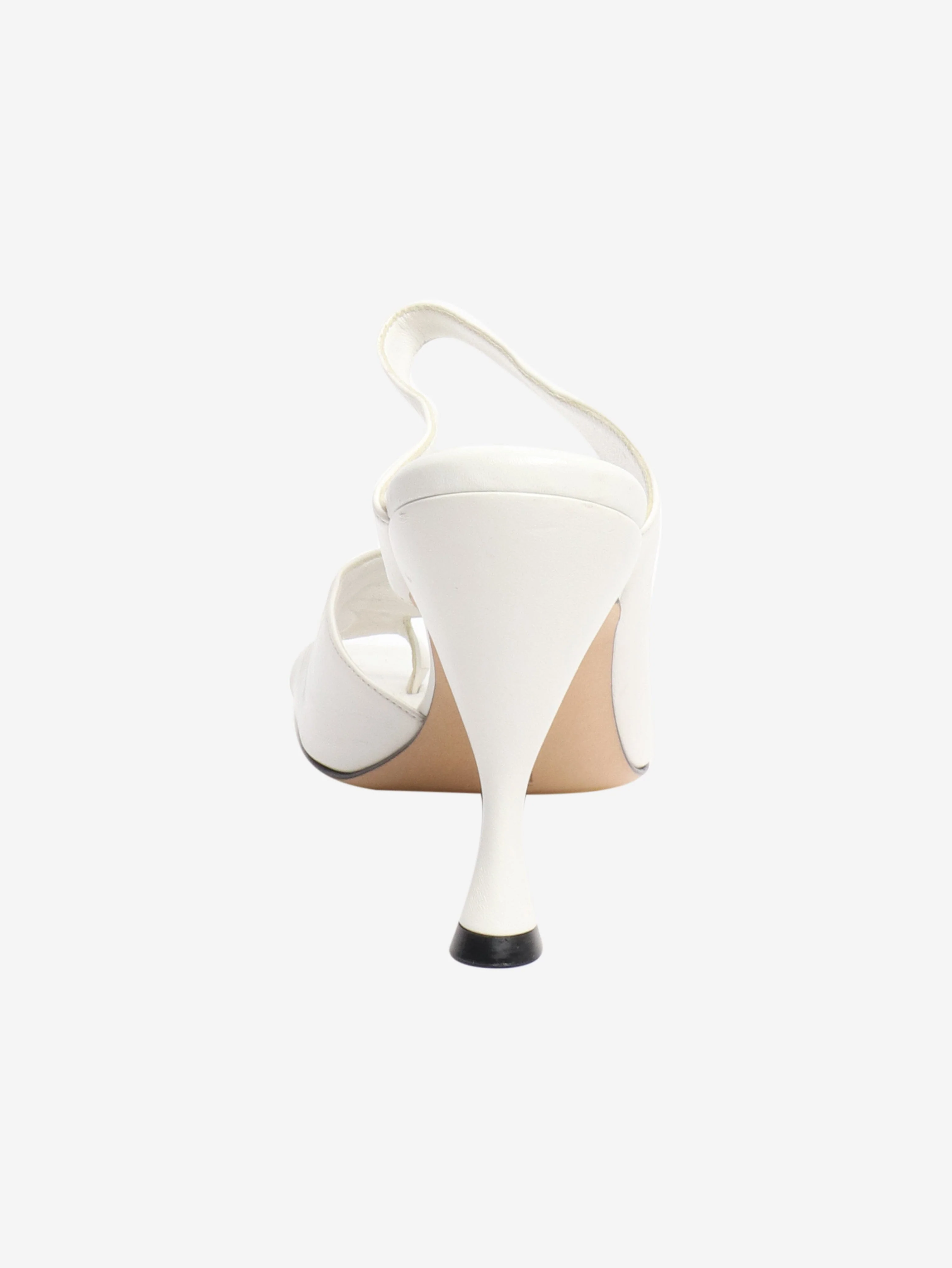 White heeled mules - size EU 37.5 - Image 3