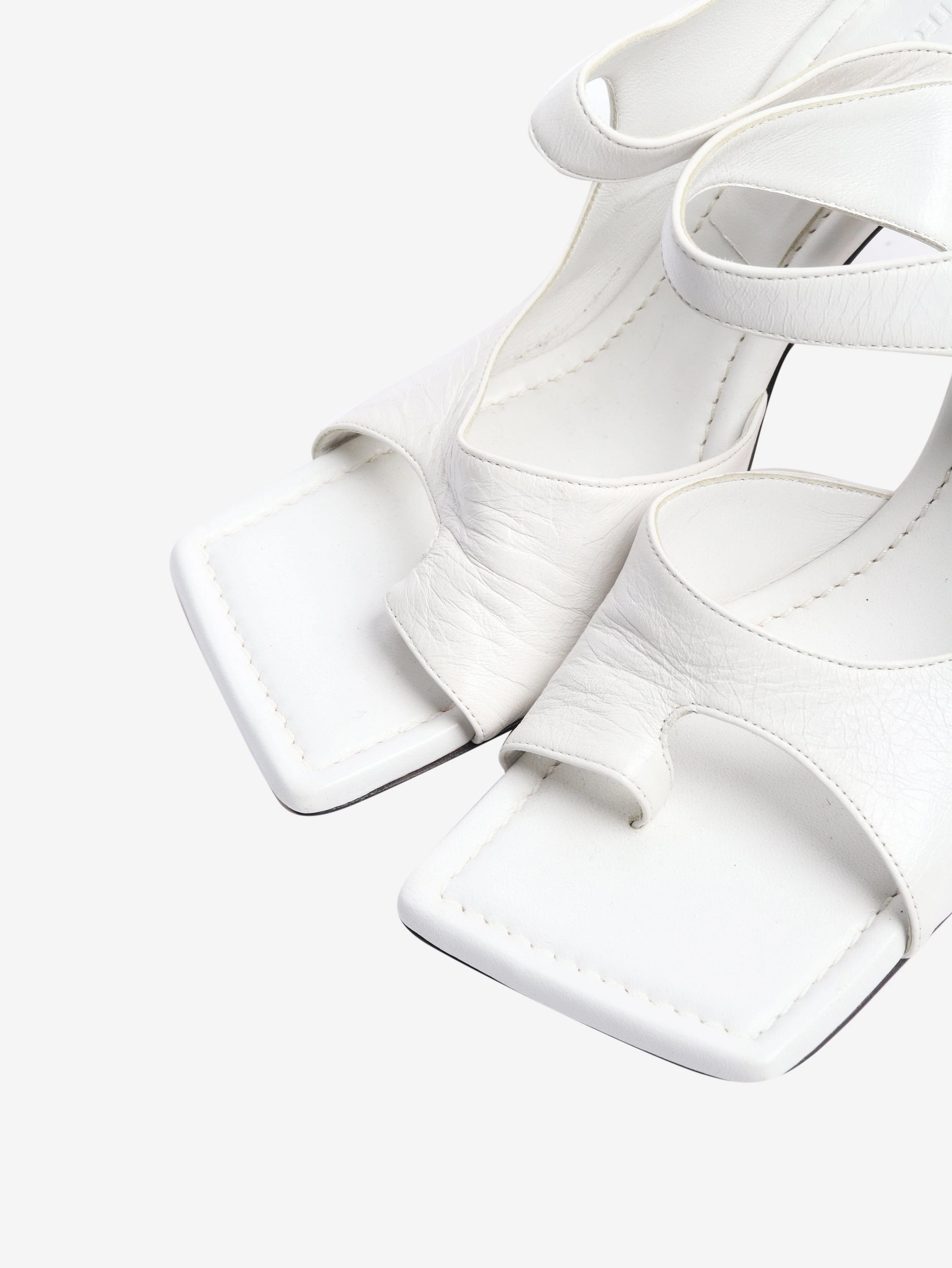 White heeled mules - size EU 37.5 - Image 4