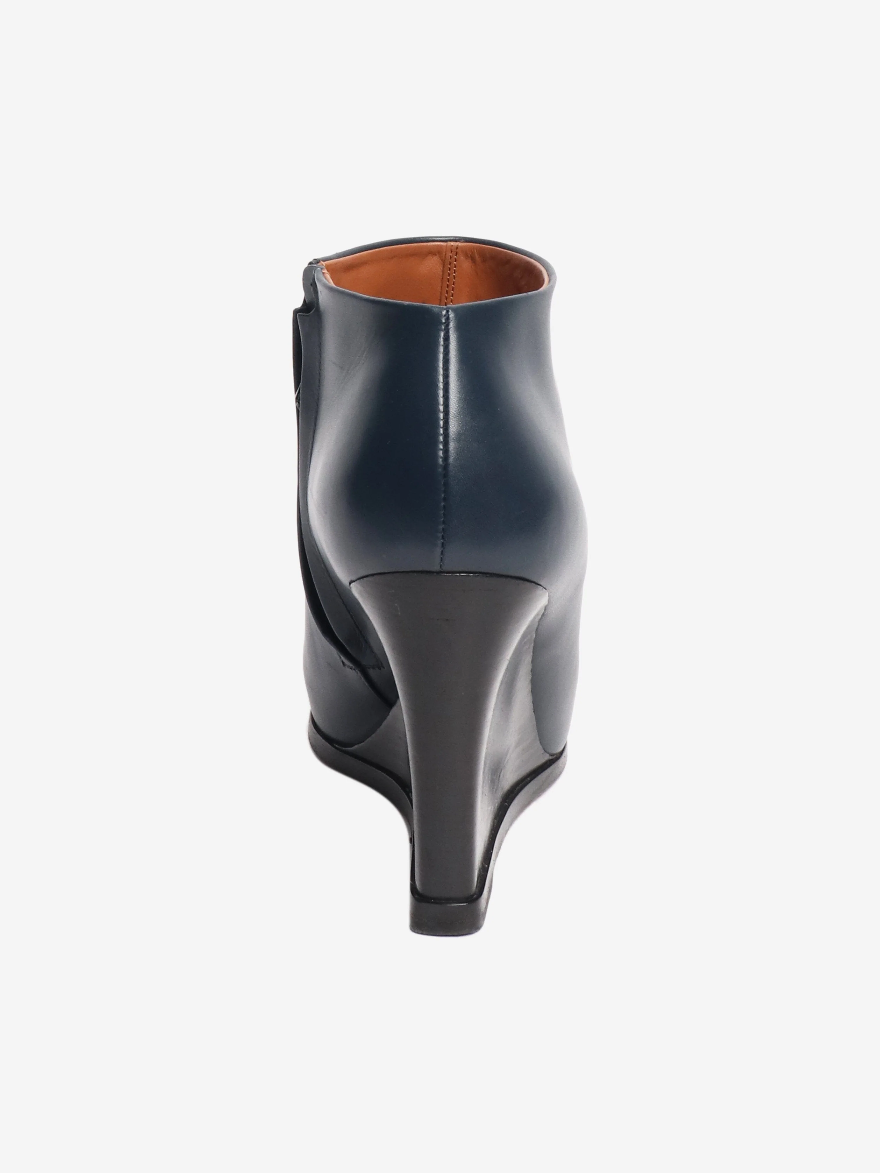 Navy wedged ankle boots - size EU 37.5 - Image 3
