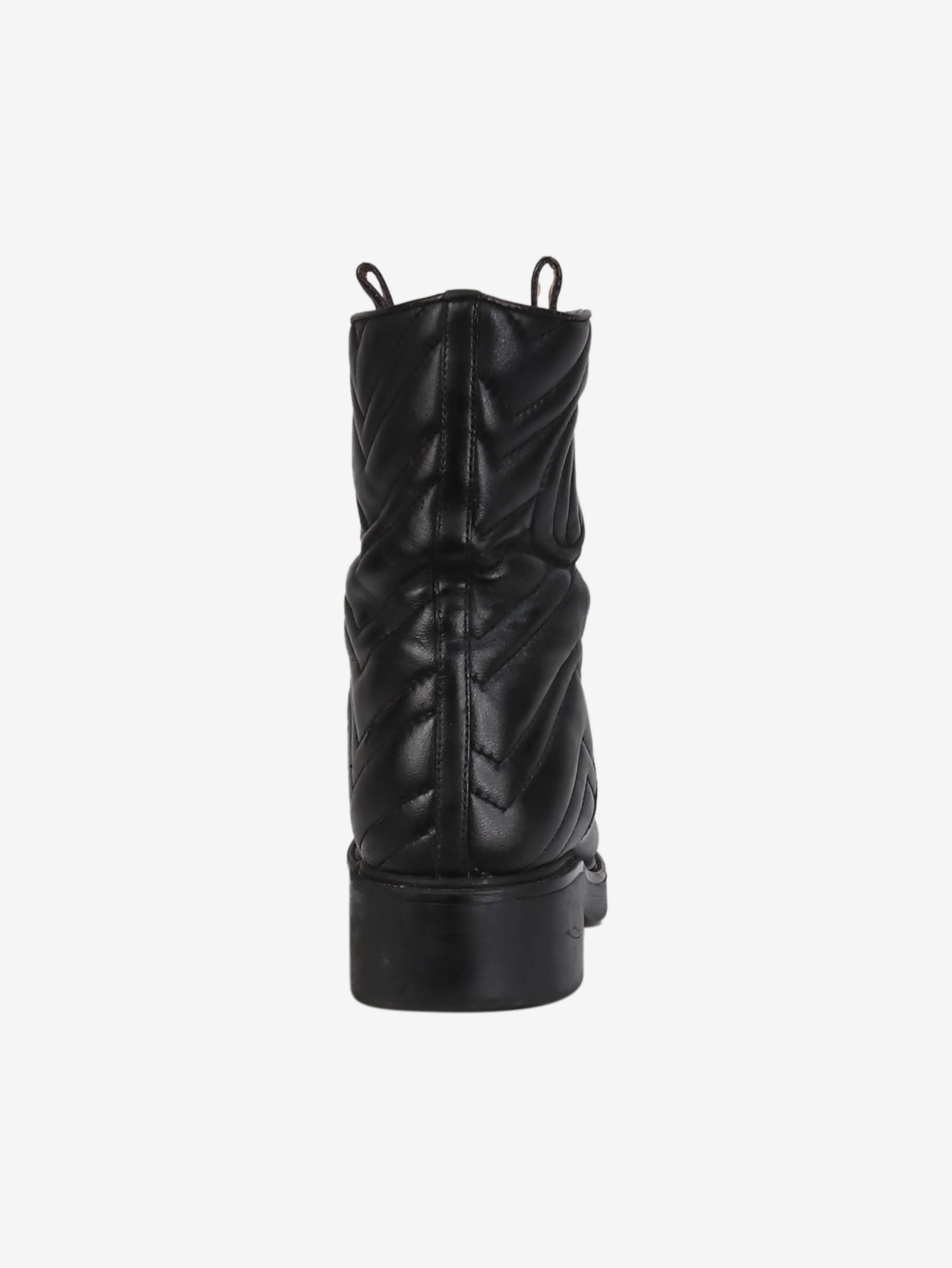 Black leather ankle boots - size EU 37.5 - Image 3